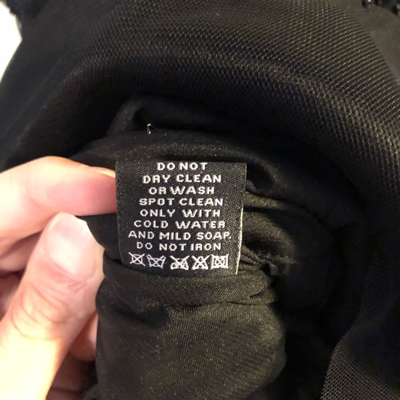 NWT Black Strapless Cocktail Dress - Picture 6 of 10